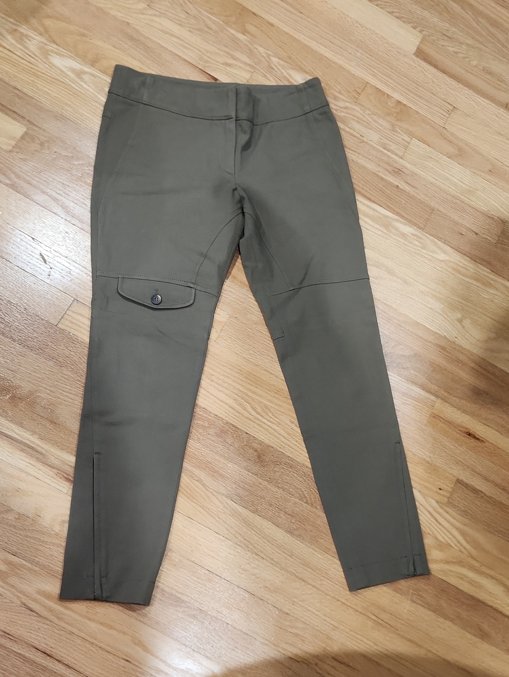 Brunello Cucinelli Olive Skinny Pants